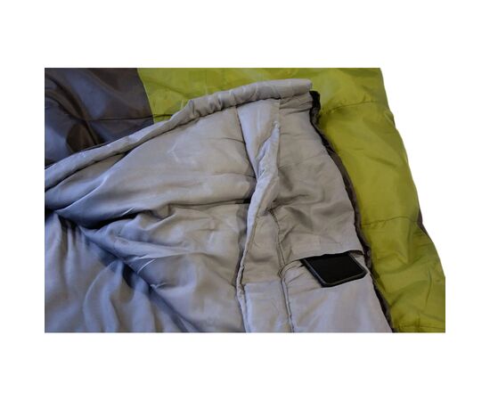 Спальный мешок High Peak TR 300/0C Dark Grey/Green Left (929674), изображение 7 Спальный мешок High Peak TR 300/0C Dark Grey/Green Left (929674), изображение 7