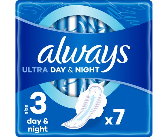 Гигиенические прокладки Always Ultra Day&Night (Размер 3) 7 шт. (4015400012306)
