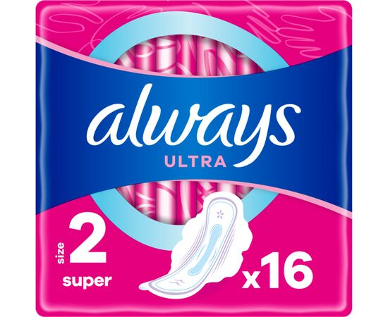 Гигиенические прокладки Always Ultra Super (Размер 2) 16 шт. (4015400006756)