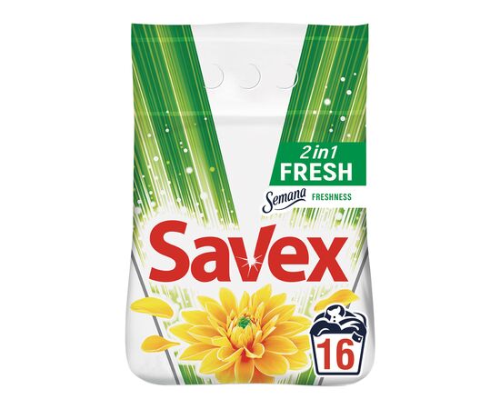 Стиральный порошок Savex 2 in 1 Fresh 2.4 кг (3800024021428)