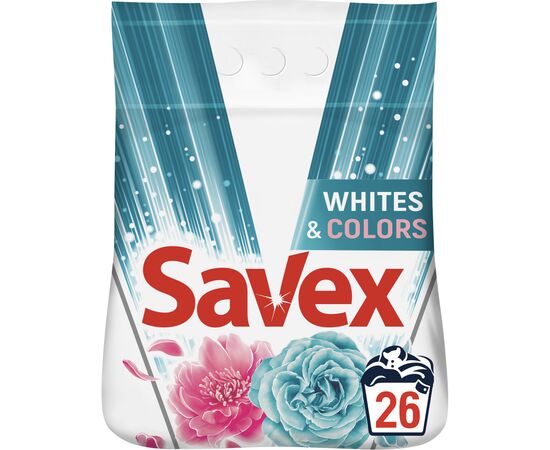 Пральний порошок Savex Whites & Colors 4 кг (3800024025051)