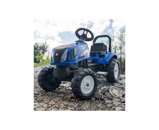 Веломобиль Falk New Holland трактор на педалях с прицепом Синий (3080AB), изображение 3 Веломобиль Falk New Holland трактор на педалях с прицепом Синий (3080AB), изображение 3