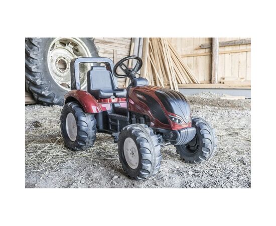 Веломобиль Falk Valtra S4 трактор на педалях с прицепом Красный (4000AB), изображение 4 Веломобиль Falk Valtra S4 трактор на педалях с прицепом Красный (4000AB), изображение 4