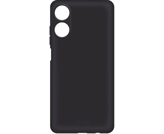 Чехол для мобильного телефона MAKE Oppo A17 Skin Black (MCS-OPA17BK)
