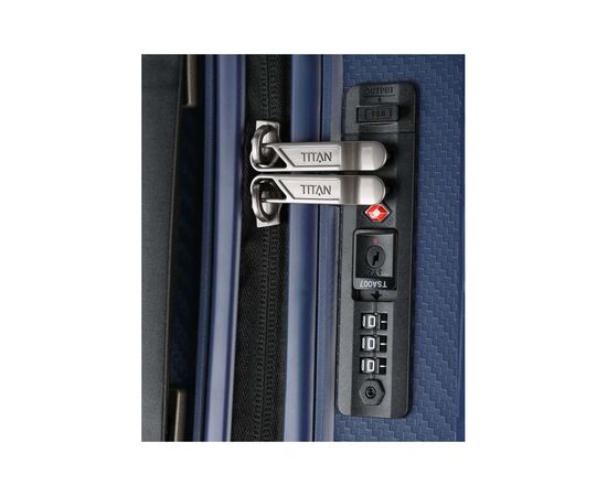 Чемодан Titan Compax Navy S USB (Ti844406-20), изображение 6 Чемодан Titan Compax Navy S USB (Ti844406-20), изображение 6