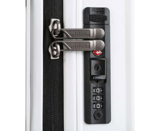 Чемодан Titan Compax White S USB (Ti844406-30), изображение 6 Чемодан Titan Compax White S USB (Ti844406-30), изображение 6