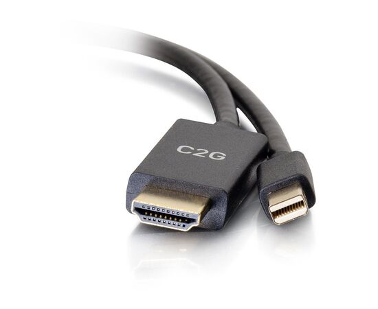 Кабель мультимедійний Mini DP to HDMI 1.8m C2G (CG84436), зображення 2 Кабель мультимедійний Mini DP to HDMI 1.8m C2G (CG84436), зображення 2
