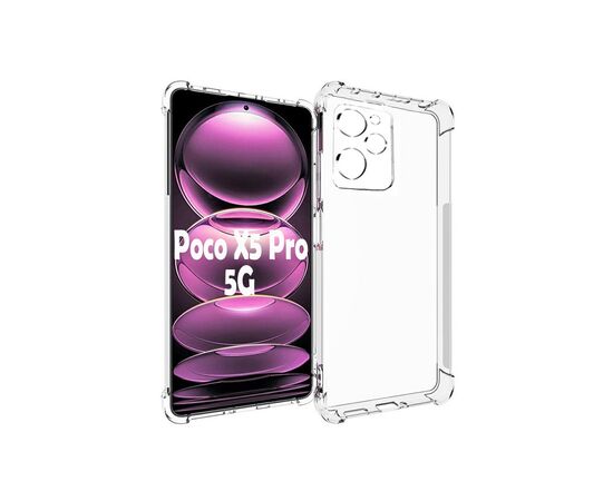Чехол для моб. телефона BeCover Anti-Shock Poco X5 Pro 5G Clear (708896)