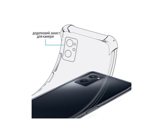 Чохол до моб. телефона BeCover Anti-Shock Realme 9i Clear (708924), зображення 2