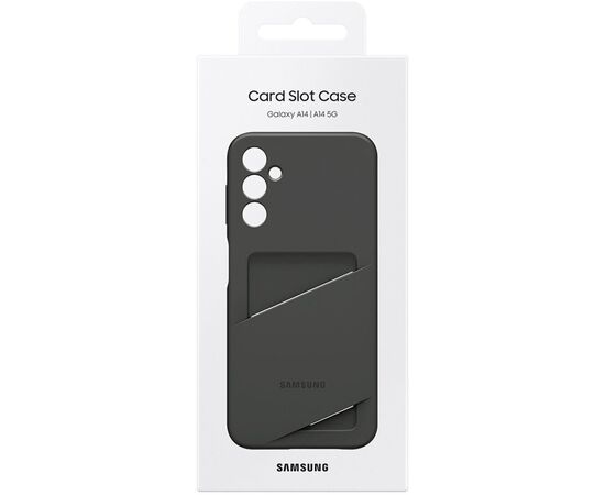 Чохол до моб. телефона Samsung A14 Card Slot Case Black (EF-OA146TBEGRU), зображення 6 Чохол до моб. телефона Samsung A14 Card Slot Case Black (EF-OA146TBEGRU), зображення 6
