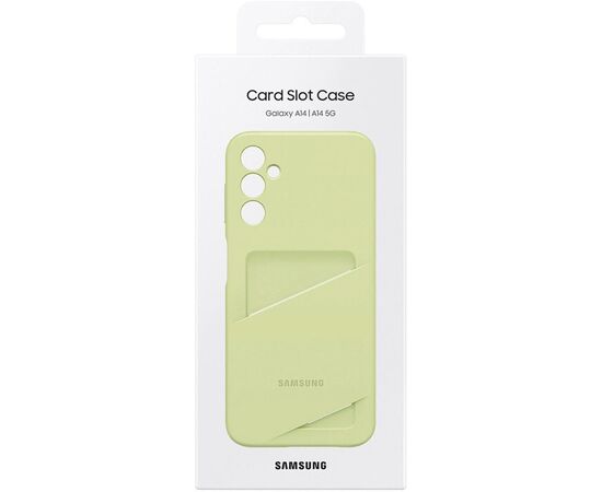 Чехол для моб. телефона Samsung A14 Card Slot Case Lime (EF-OA146TGEGRU), изображение 6 Чехол для моб. телефона Samsung A14 Card Slot Case Lime (EF-OA146TGEGRU), изображение 6