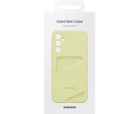 Чехол для моб. телефона Samsung A34 Card Slot Case Lime (EF-OA346TGEGRU), изображение 6 Чехол для моб. телефона Samsung A34 Card Slot Case Lime (EF-OA346TGEGRU), изображение 6