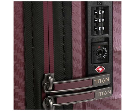 Чемодан Titan Highlight Merlot S (Ti842406-70), изображение 5 Чемодан Titan Highlight Merlot S (Ti842406-70), изображение 5