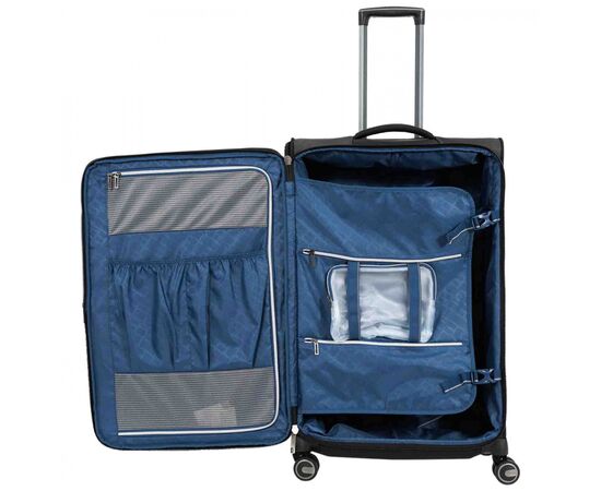 Чемодан Titan Prime Black L exp + Cosmetic Bag (Ti391404-01), изображение 6 Чемодан Titan Prime Black L exp + Cosmetic Bag (Ti391404-01), изображение 6