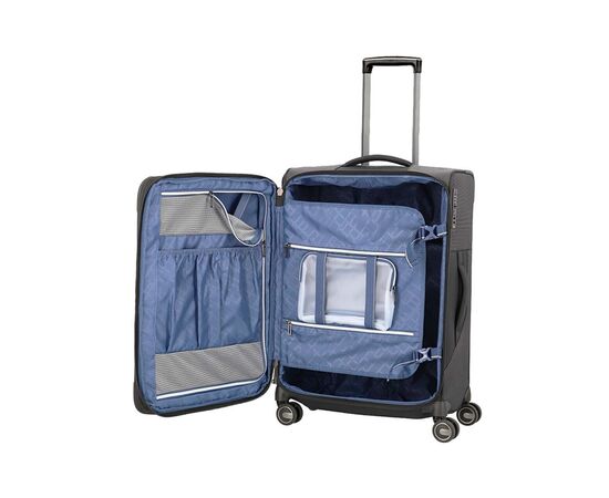 Чемодан Titan Prime Black M exp + Cosmetic Bag (Ti391405-01), изображение 3 Чемодан Titan Prime Black M exp + Cosmetic Bag (Ti391405-01), изображение 3