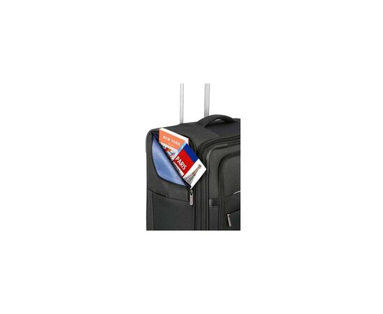 Чемодан Titan Prime Black M exp + Cosmetic Bag (Ti391405-01), изображение 5 Чемодан Titan Prime Black M exp + Cosmetic Bag (Ti391405-01), изображение 5
