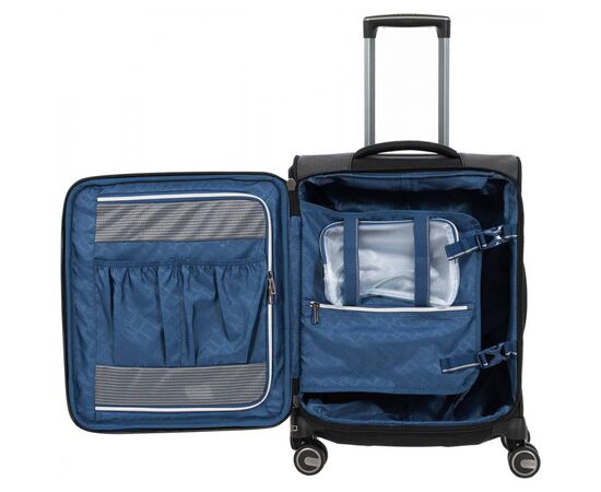 Чемодан Titan Prime Black S + Cosmetic Bag (Ti391406-01), изображение 6 Чемодан Titan Prime Black S + Cosmetic Bag (Ti391406-01), изображение 6