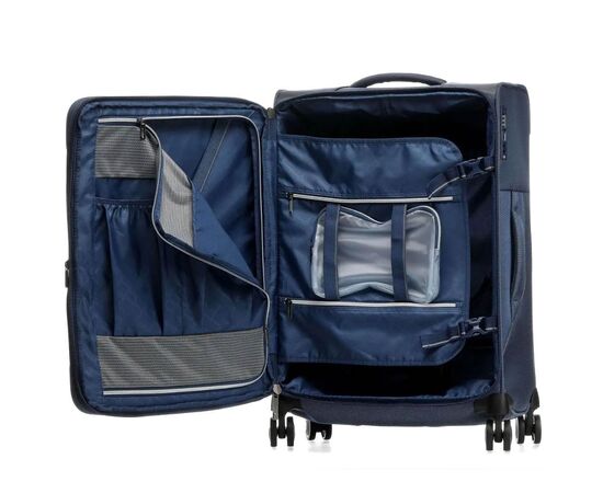 Чемодан Titan Prime Navy L exp + Cosmetic Bag (Ti391404-20), изображение 3 Чемодан Titan Prime Navy L exp + Cosmetic Bag (Ti391404-20), изображение 3