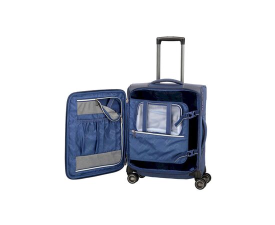 Чемодан Titan Prime Navy S + Cosmetic Bag (Ti391406-20), изображение 5 Чемодан Titan Prime Navy S + Cosmetic Bag (Ti391406-20), изображение 5