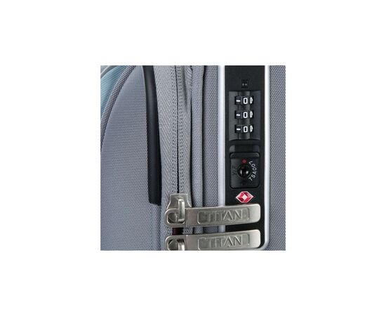 Чемодан Titan Sportlight Soft Grey Sorbet S (Ti384406-04), изображение 6 Чемодан Titan Sportlight Soft Grey Sorbet S (Ti384406-04), изображение 6