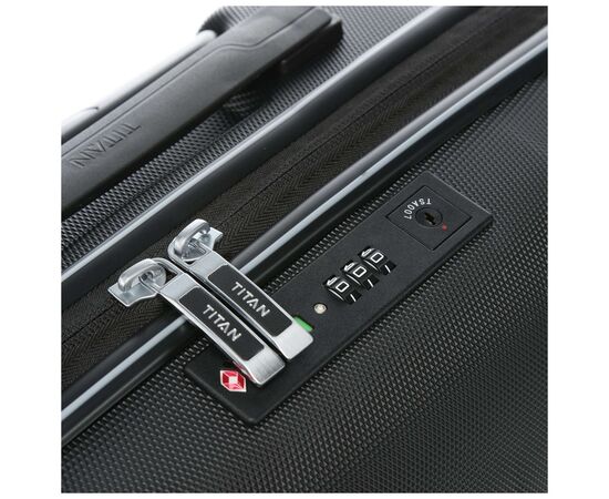 Чемодан Titan Xenon 19 Black S USB (Ti849406-01), изображение 4 Чемодан Titan Xenon 19 Black S USB (Ti849406-01), изображение 4
