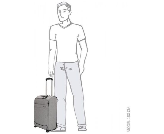 Чемодан Enrico Benetti Dallas Light Grey S (Eb39042 026-50), изображение 6 Чемодан Enrico Benetti Dallas Light Grey S (Eb39042 026-50), изображение 6