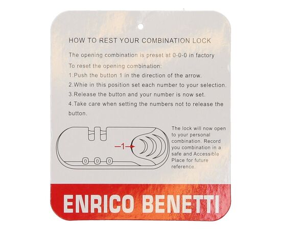 Чемодан Enrico Benetti Louisville Black M (Eb39040 001-60), изображение 6 Чемодан Enrico Benetti Louisville Black M (Eb39040 001-60), изображение 6