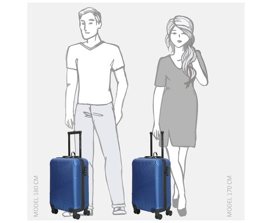 Чемодан Enrico Benetti Louisville Steel Blue S (Eb39040 088-50), изображение 6 Чемодан Enrico Benetti Louisville Steel Blue S (Eb39040 088-50), изображение 6