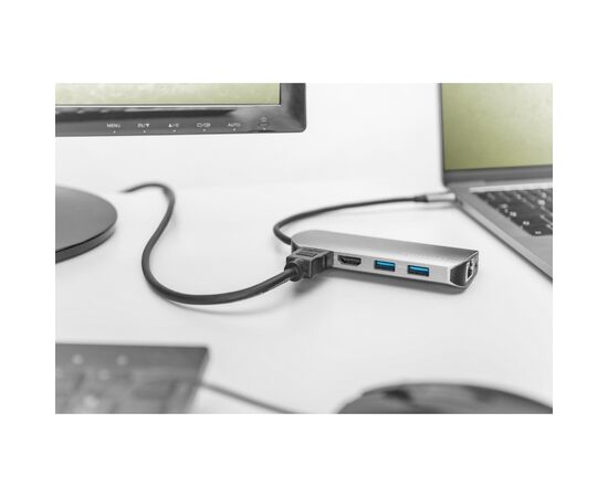 Концентратор Digitus USB-C 8 Port (DA-70884), изображение 2 Концентратор Digitus USB-C 8 Port (DA-70884), изображение 2