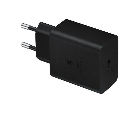 Зарядний пристрій Samsung 45W Compact Power Adapter (w C to C Cable) Black (EP-T4510XBEGRU), зображення 4 Зарядний пристрій Samsung 45W Compact Power Adapter (w C to C Cable) Black (EP-T4510XBEGRU), зображення 4