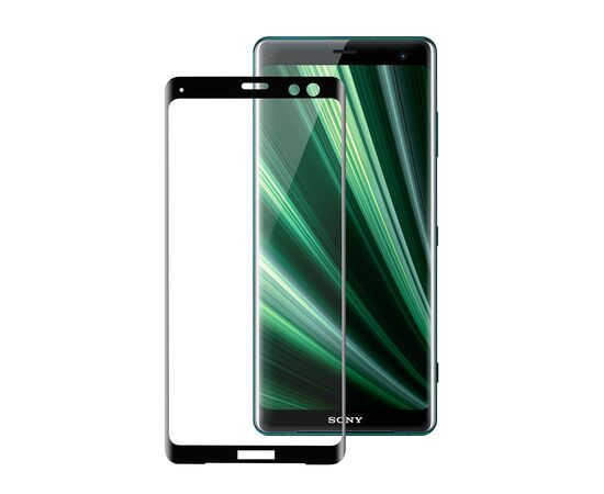 Стекло защитное PowerPlant 3D Sony Xperia XZ3, Black (GL606016)