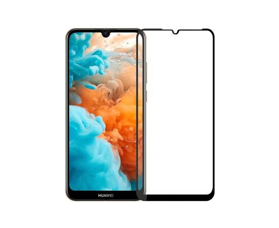 Стекло защитное PowerPlant Full screen Huawei Y7 (2019), Black (GL606399)