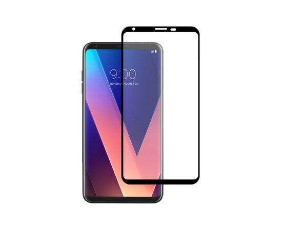 Стекло защитное PowerPlant Full screen LG V30+ Black (GL605095)