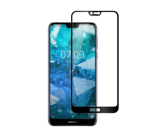 Стекло защитное PowerPlant Full screen Nokia 7.1, Black (GL606221)