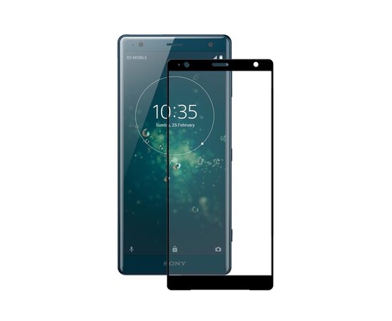 Стекло защитное PowerPlant Full screen Sony Xperia XZ2, Black (GL605453)
