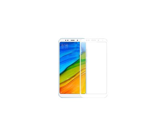 Скло захисне PowerPlant Full screen Xiaomi Redmi 5, White (GL605545)