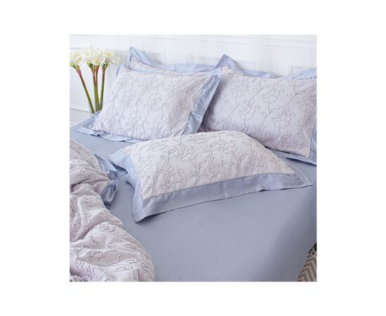 Постільна білизна MirSon Pique Cotton Gray depth полуторний євро (2200006536819)