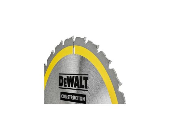 Диск пильный DeWALT CONSTRUCTION 216 х 30 мм, 24z (ATB) - 5 градусов (DT1952), изображение 3 Диск пильный DeWALT CONSTRUCTION 216 х 30 мм, 24z (ATB) - 5 градусов (DT1952), изображение 3