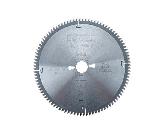 Диск пильний DeWALT EXTREME WORKSHOP, 250 х 30 мм, 96 z (TCG) - 5 градусів (DT4282)