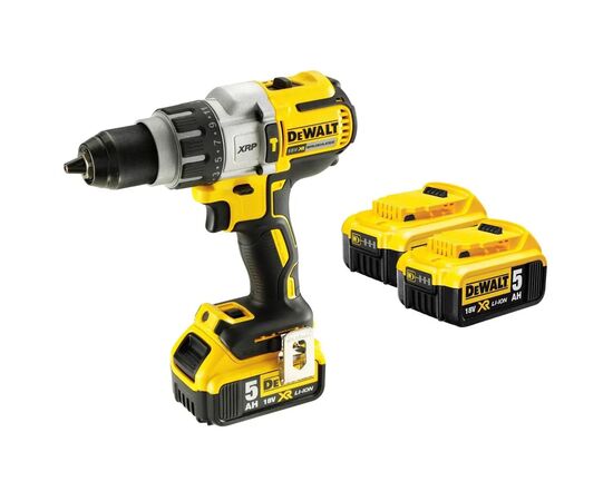 Шуруповерт DeWALT 18 В XR Li-lon, 95 Нм, 3x5Ah, кейс TSTAK (DCD996P3), изображение 2 Шуруповерт DeWALT 18 В XR Li-lon, 95 Нм, 3x5Ah, кейс TSTAK (DCD996P3), изображение 2