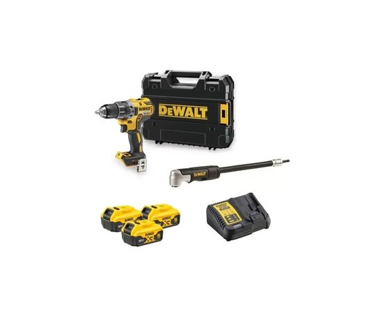 Шуруповерт DeWALT XR Li-Ion 18 В, 70 Нм, 3x5Ah, кейс TSTAK, насадка DT20502 (DCD791P3A), изображение 2 Шуруповерт DeWALT XR Li-Ion 18 В, 70 Нм, 3x5Ah, кейс TSTAK, насадка DT20502 (DCD791P3A), изображение 2