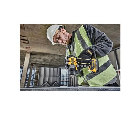 Шуруповерт DeWALT XR Li-Ion PowerStack 90 Нм, 18V 1x1.7Ah, кейс TSTAK (DCD800E1T), зображення 10 Шуруповерт DeWALT XR Li-Ion PowerStack 90 Нм, 18V 1x1.7Ah, кейс TSTAK (DCD800E1T), зображення 10