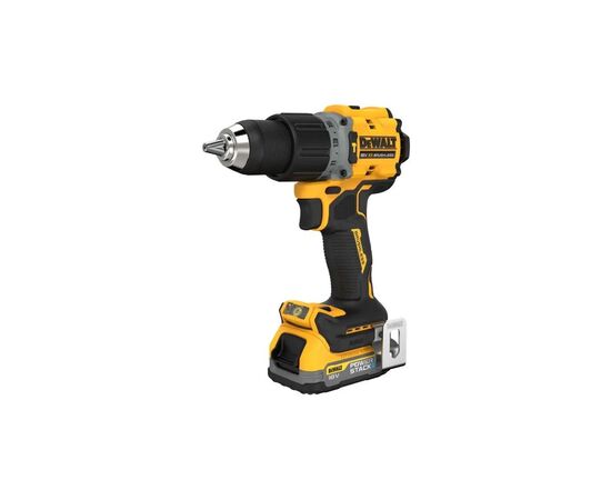 Шуруповерт DeWALT XR Li-Ion PowerStack 90 Нм, 18V 1x1.7Ah, кейс TSTAK (DCD805E1T), изображение 3 Шуруповерт DeWALT XR Li-Ion PowerStack 90 Нм, 18V 1x1.7Ah, кейс TSTAK (DCD805E1T), изображение 3
