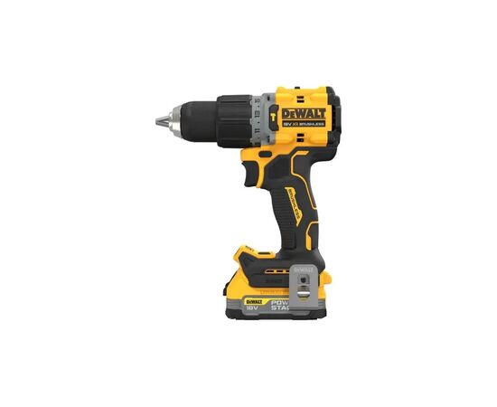 Шуруповерт DeWALT XR Li-Ion PowerStack 90 Нм, 18V 1x1.7Ah, кейс TSTAK (DCD805E1T), изображение 4 Шуруповерт DeWALT XR Li-Ion PowerStack 90 Нм, 18V 1x1.7Ah, кейс TSTAK (DCD805E1T), изображение 4