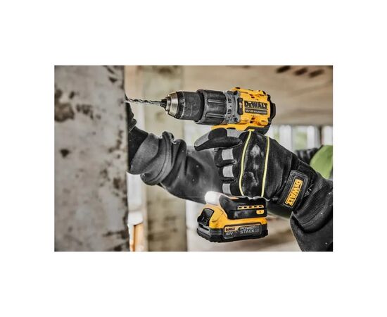 Шуруповерт DeWALT XR Li-Ion PowerStack 90 Нм, 18V 2x1.7Ah, кейс TSTAK (DCD805E2T), изображение 6 Шуруповерт DeWALT XR Li-Ion PowerStack 90 Нм, 18V 2x1.7Ah, кейс TSTAK (DCD805E2T), изображение 6