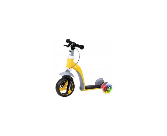 Самокат MoMi Elios 2 в 1 беговел yellow (ROBI00032)