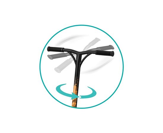 Самокат Qkids Ivo Gold трюковой (5900495890214) (HUBA00008), изображение 6 Самокат Qkids Ivo Gold трюковой (5900495890214) (HUBA00008), изображение 6