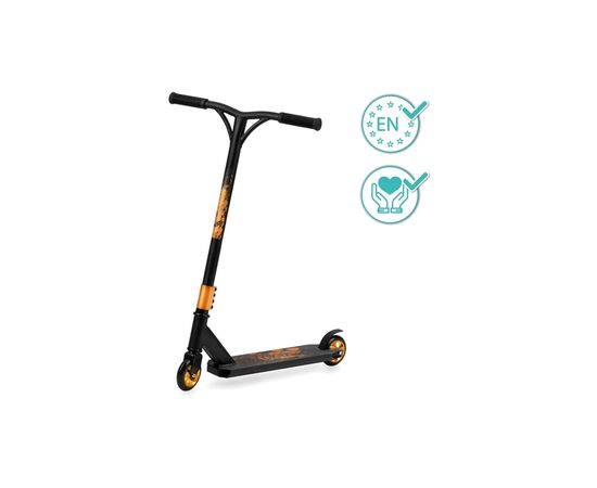 Самокат Qkids Ivo Gold трюковой (5900495890214) (HUBA00008), изображение 8 Самокат Qkids Ivo Gold трюковой (5900495890214) (HUBA00008), изображение 8