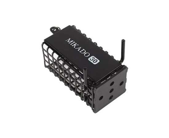 Кормушка Mikado Feeder Quadrate Grouser 25х30х44 мм 50 г Black (AMKZ-01-50-B)