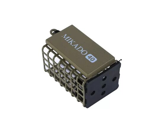 Кормушка Mikado Feeder Quadrate 25х30х44 мм 40 г Olive (AMKZ-02-40-CO)